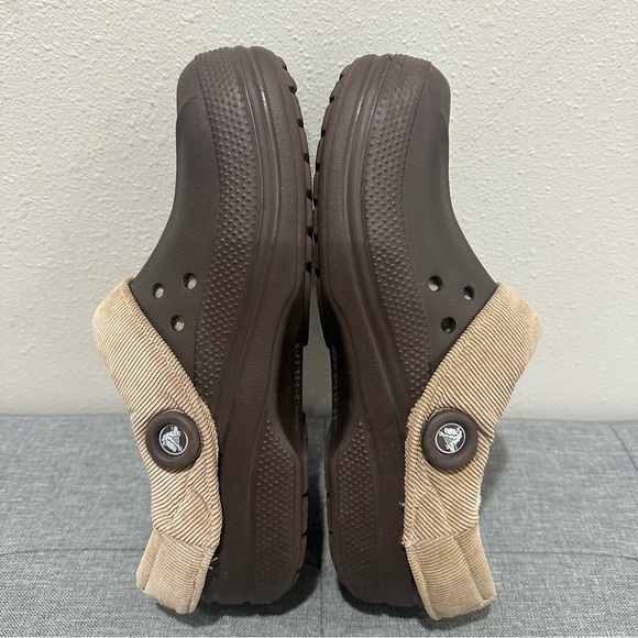 CROCS Blitzen Lined Brown Clogs
